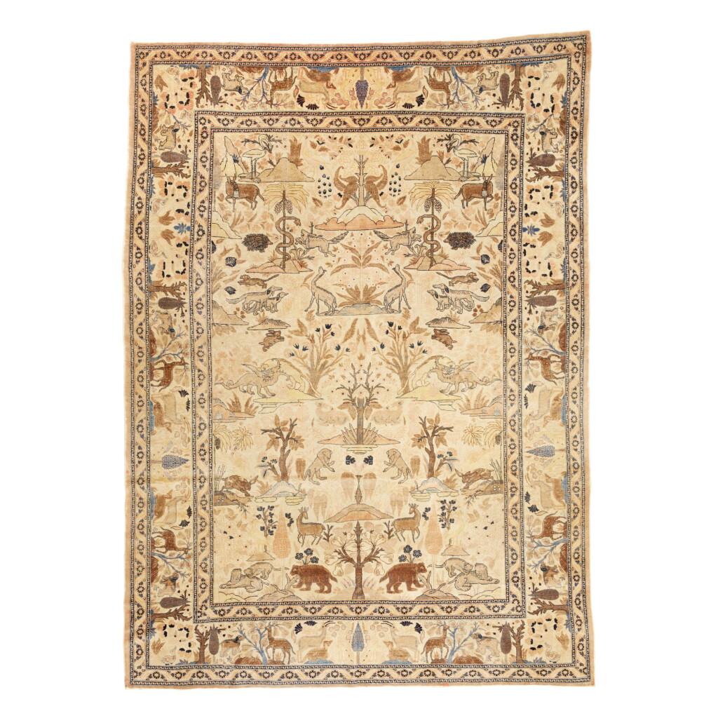 View full screen - View 1 of Lot 1906. A Tabriz Carpet, Northwest Persia, Circa 1900.