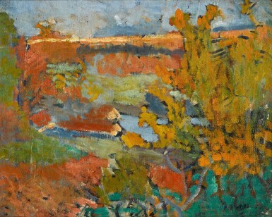 View full screen - View 1 of Lot 477. Paysage aux environs de Chatou.