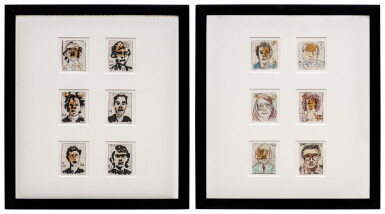 View full screen - View 1 of Lot 270. Twelve Sketches of Paintings.