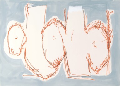 View full screen - View 1 of Lot 81. Elegy Sketch, State I.