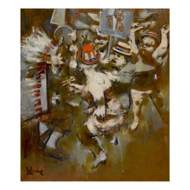 View full screen - View 1 of Lot 142. JACK LEVINE | NATIVE SON.
