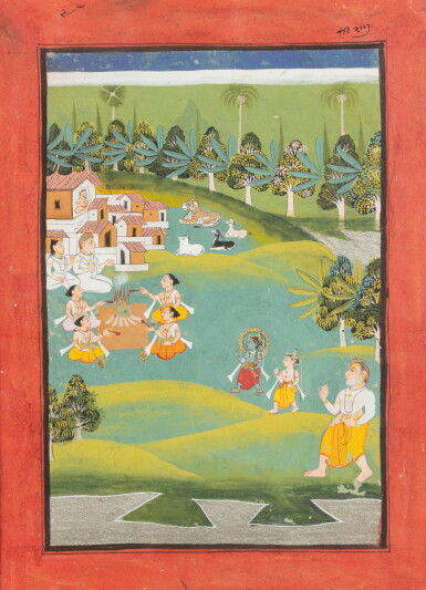 View full screen - View 1 of Lot 39. RAJASTHAN AND NORTHERN INDIA, LATE 18TH CENTURY - EARLY 19TH CENTURY | SIX INDIAN MINIATURES .