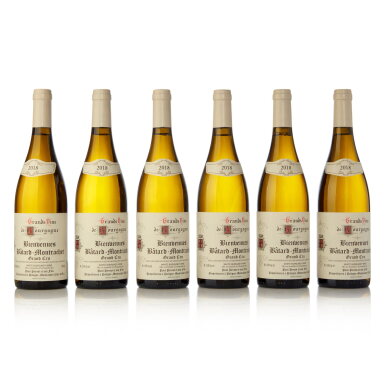 View full screen - View 1 of Lot 194. Bienvenues Bâtard Montrachet 2018 Paul Pernot (6 BT).
