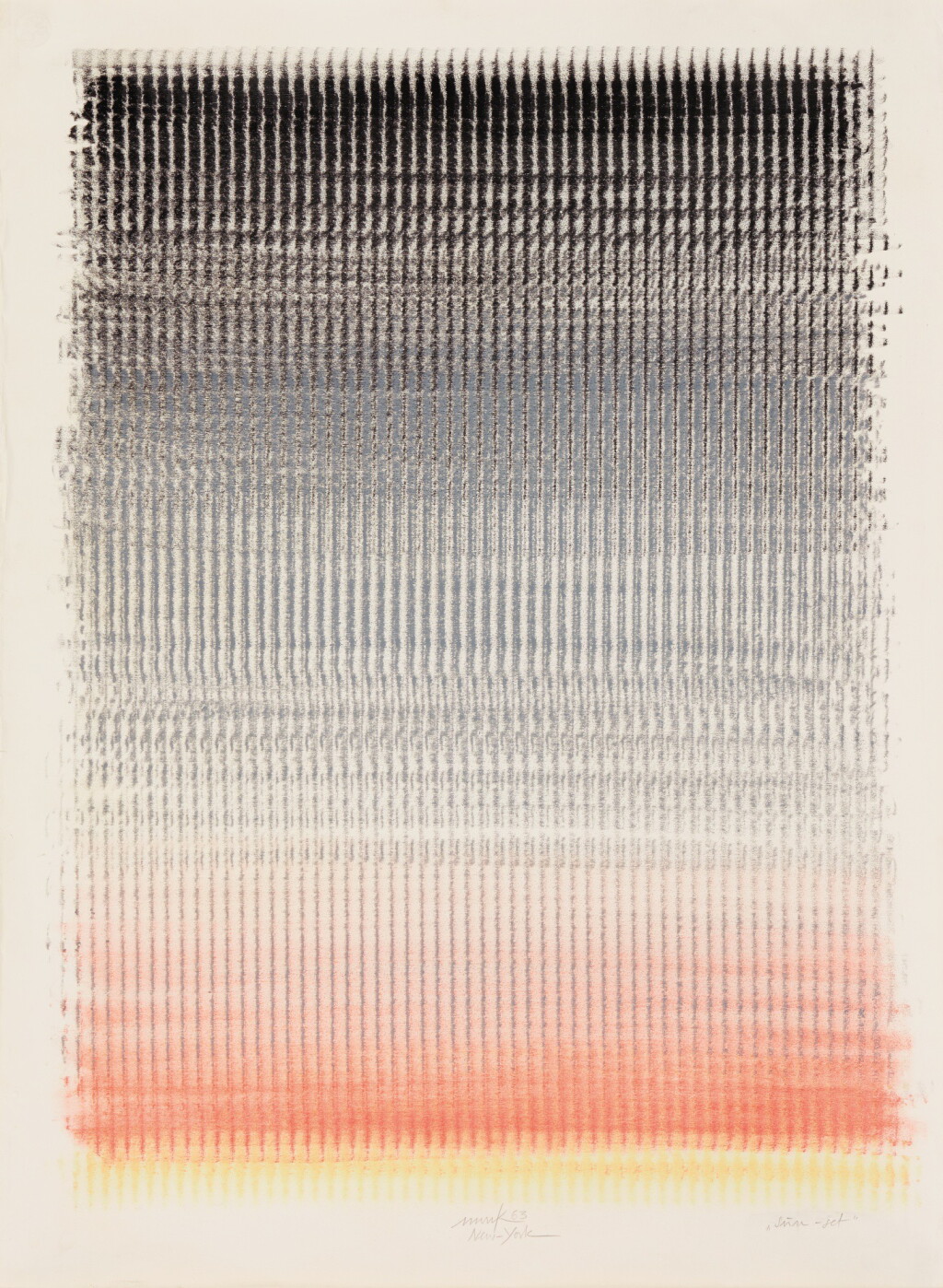 View full screen - View 1 of Lot 149. HEINZ MACK | SUN SET, NEW YORK.