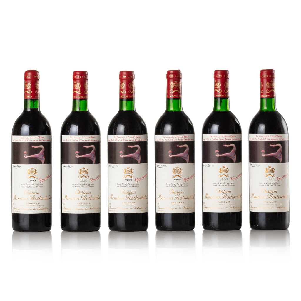 View full screen - View 1 of Lot 102. Château Mouton Rothschild 1990 (12 BT).