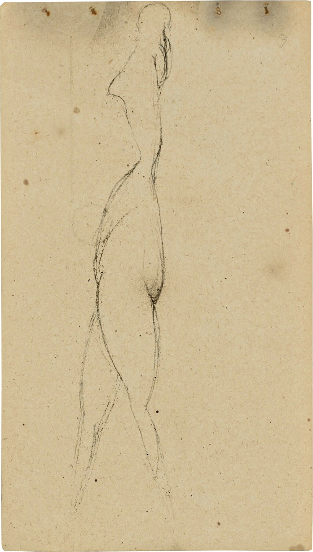 View full screen - View 1 of Lot 1377. Weibliche Figur (Female Figure).