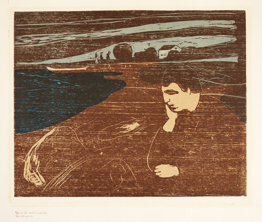 View full screen - View 1 of Lot 98. EDVARD MUNCH | MELANCHOLY III (W. 203; SCH. 144).