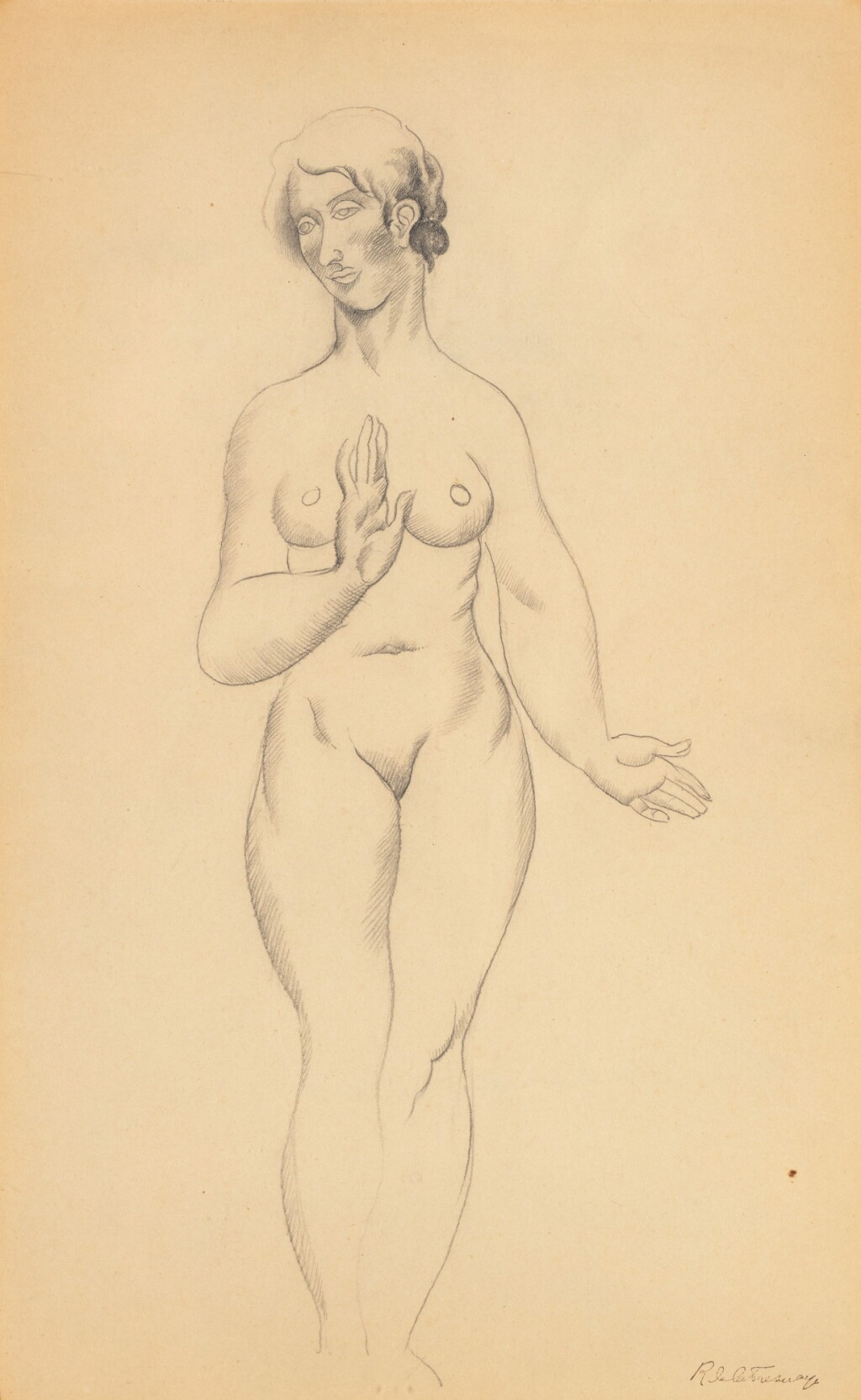 View full screen - View 1 of Lot 241. Nu féminin.