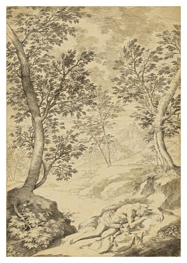 View full screen - View 1 of Lot 250. The sleeping Endymion.