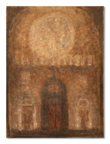 View full screen - View 1 of Lot 294. Interno di cattedrale.