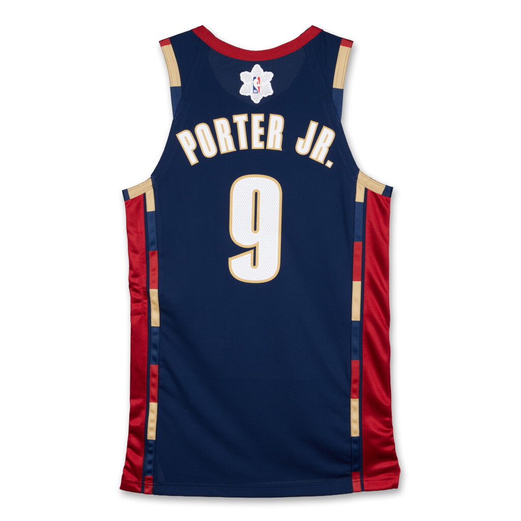 View full screen - View 1 of Lot 28. Craig Porter Jr. ‘Christmas Day’ Cleveland Cavaliers 2025-2026 Game Issued Classic Edition Jersey.