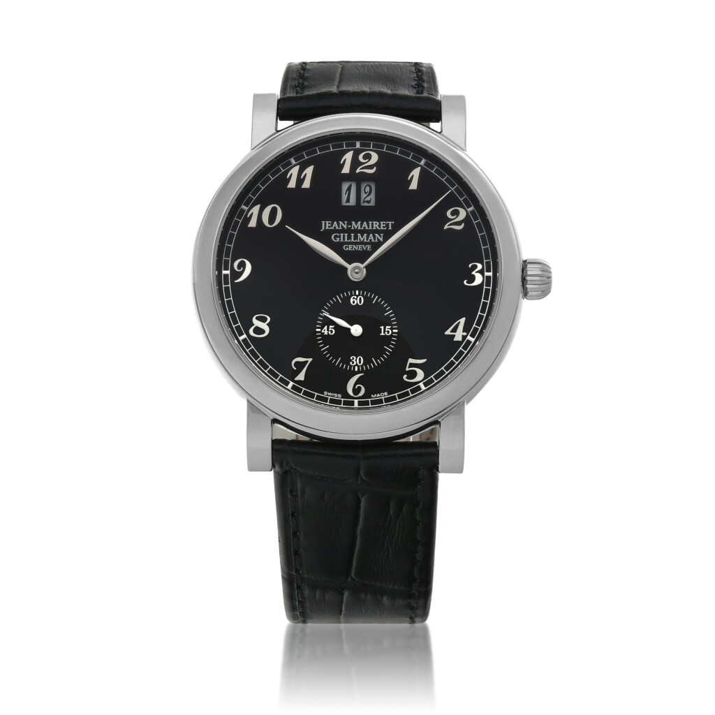 View full screen - View 1 of Lot 71. Grande Date | Limited edition stainless steel wristwatch with digital date display | Circa 2010.