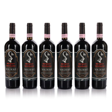 View full screen - View 1 of Lot 833. Brunello di Montalcino, Case Basse 1999 Soldera (6 BT).