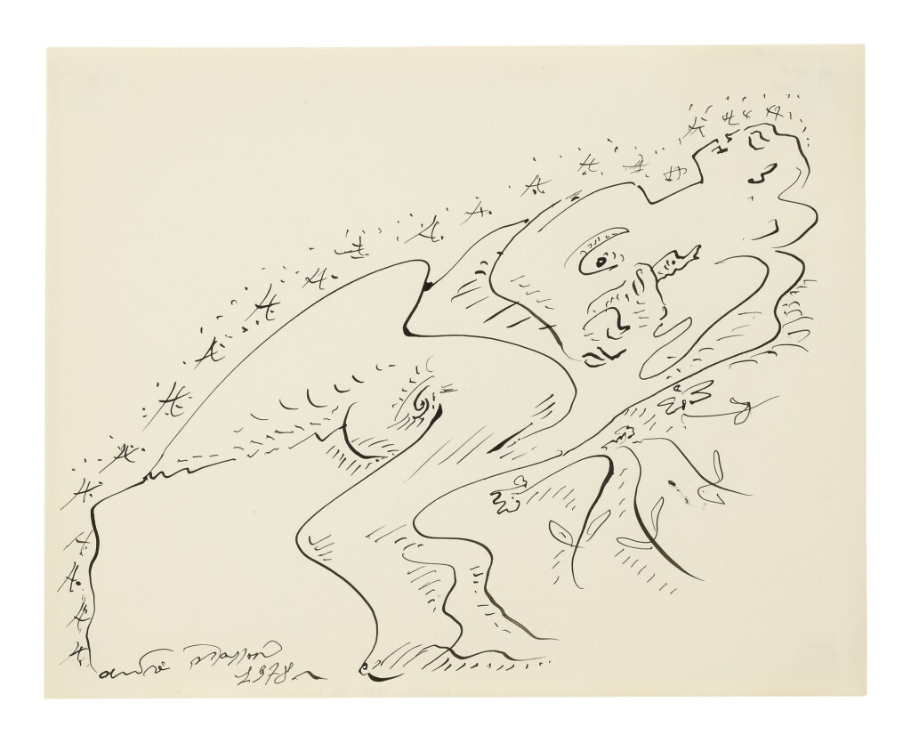 View full screen - View 1 of Lot 19. ANDRÉ MASSON | LE REPOS.