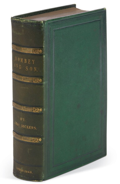 View full screen - View 1 of Lot 132. Dickens, Dombey and Son, 1848, first edition in book form, possible presentation binding .