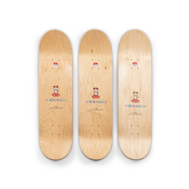 Decalcomania Artistica Adesivi Vinile Takashi Murakami Fiore Arcobaleno - 50 Pezzi Preconfezionati, Per Skateboard E Laptop Decalcomania Vinile Skateboard - Foto 6