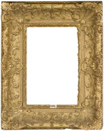 A late 17th century Louis XIV carved giltwood frame