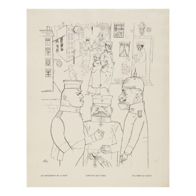 View full screen - View 1 of Lot 107. GEORGE GROSZ | GOTT MIT UNS (DÜCKERS M III).