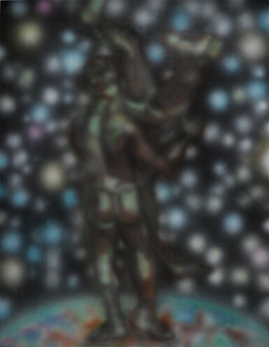 View full screen - View 1 of Lot 357. Painting Out of Focus of Greece Leaving Europe.