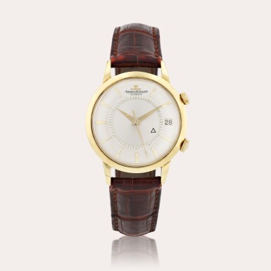 View full screen - View 1 of Lot 464. Memovox Montre bracelet en or jaune avec alarme et date | Yellow gold wristwatch with alarm and date Vers 1965 | Circa 1965.