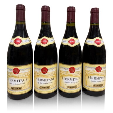 View full screen - View 1 of Lot 513. Hermitage 1998 Guigal (4 BT).