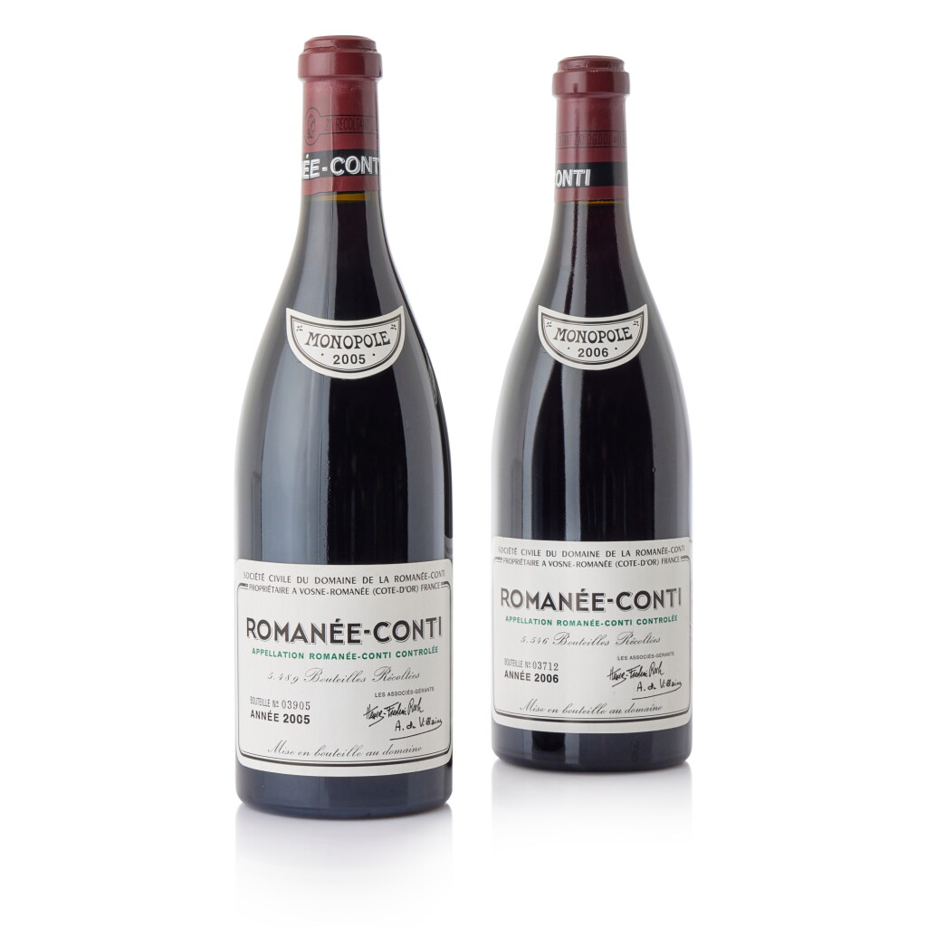 View full screen - View 1 of Lot 8556. Romanée Conti 2005 Domaine de la Romanée-Conti (1 BT).