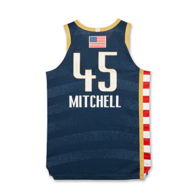 View full screen - View 1 of Lot 37. Donovan Mitchell 2026 NBA All-Star Game Media Day Jersey.