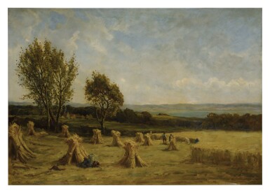 View full screen - View 1 of Lot 1140. HECTOR CHALMERS | HARVEST TIME, FIFESHIRE .