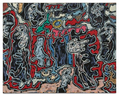 View full screen - View 1 of Lot 12. JEAN DUBUFFET | RUE TOURNIQUE BOURLIQUE.