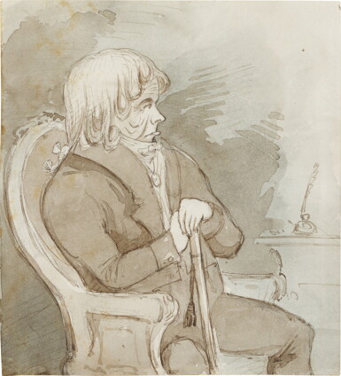 View full screen - View 1 of Lot 191. Portrait of Charles-Maurice de Talleyrand-Périgord (1754-1838).