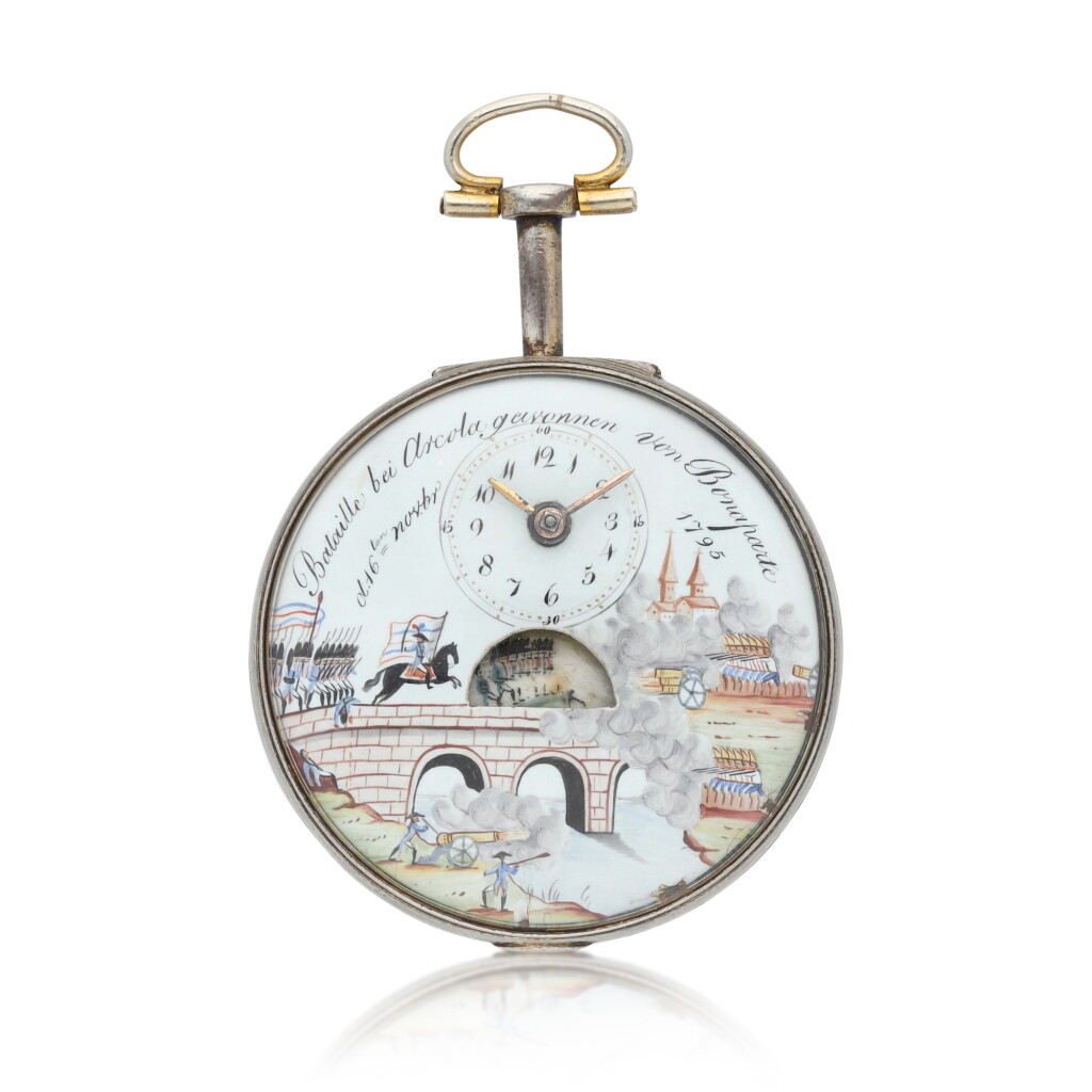 View full screen - View 1 of Lot 91. No. 16526 A simple automaton verge watch bearing the signature G. Masterman, London, lacking outer case circa 1810.