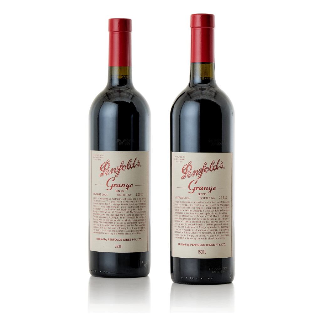 View full screen - View 1 of Lot 8452. Penfolds Grange 2004 (2 BT).