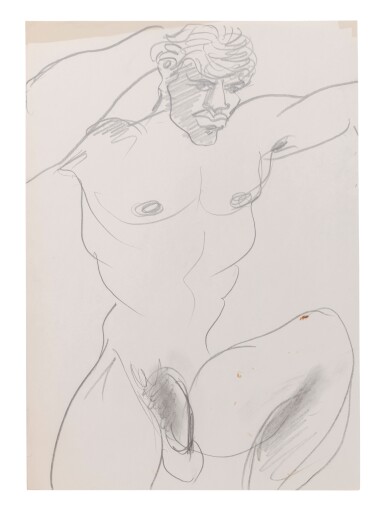 View full screen - View 1 of Lot 4. Male nude, circa 1985.