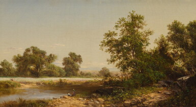 View full screen - View 1 of Lot 36. Scene at Hurley, New York.