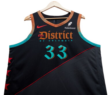 View full screen - View 1 of Lot 196. Kyle Kuzma Washington Wizards 2023-2024 In-Season Tournament Game Worn City Edition Jersey .