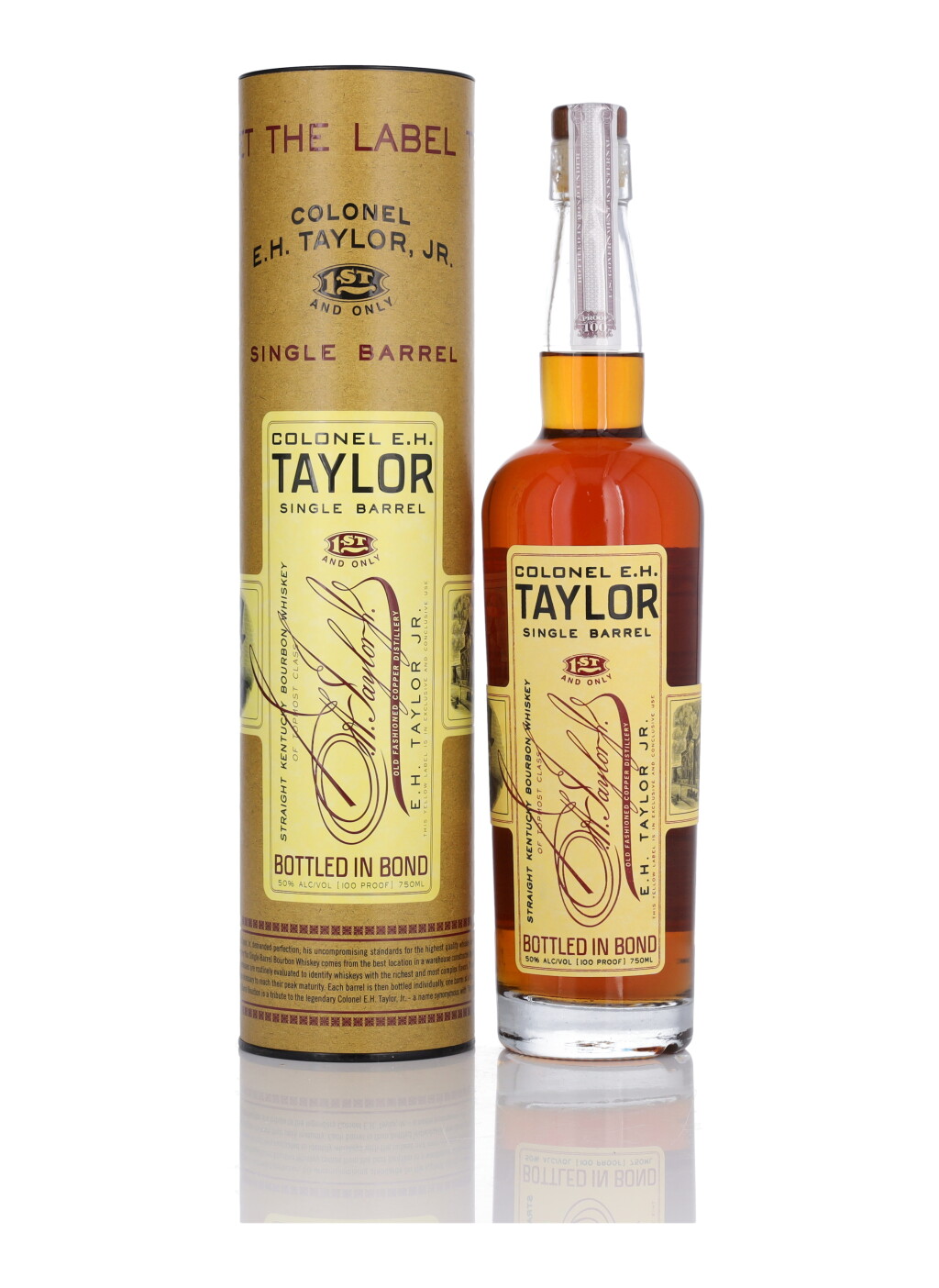View full screen - View 1 of Lot 162. Colonel E.H. Taylor Single Barrel 100 proof NV (1 BT 75cl).