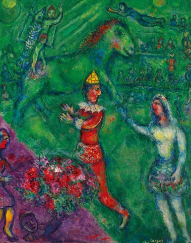 View full screen - View 1 of Lot 1012. MARC CHAGALL | LE CIRQUE VERT.