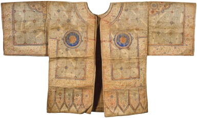 View full screen - View 1 of Lot 126. A COTTON TALISMANIC SHIRT (JAMA), INDIA, SULTANATE, 14TH/15TH CENTURY.