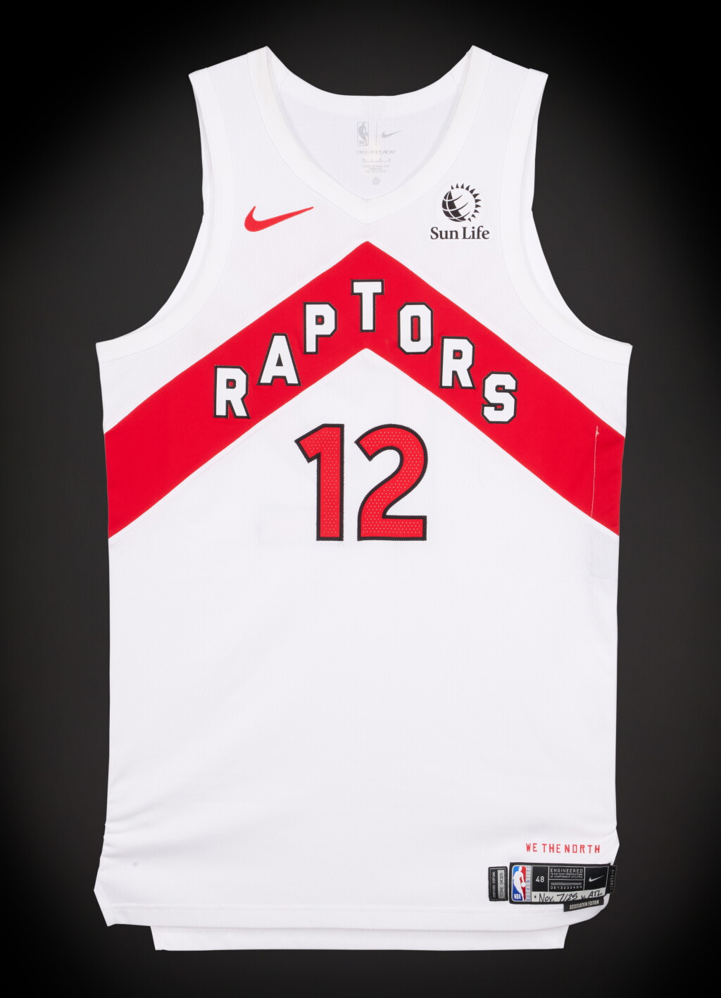 View full screen - View 1 of Lot 38. Collin Murray-Boyles 'Rookie Year' Toronto Raptors 2025-2026 Game Worn Association Edition Jersey.