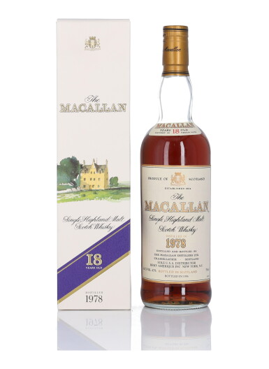 View full screen - View 1 of Lot 13. The Macallan 18 Year Old 43.0 abv 1978 (1 BT 75cl).