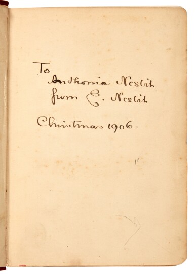 View full screen - View 1 of Lot 351. E. Nesbit | The Railway Children, 1906, first edition, inscribed by the author to her niece, Anthonia Nesbit.