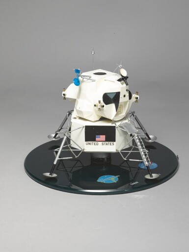 View full screen - View 1 of Lot 22. OFFICIAL CONTRACTOR LUNAR LANDER MODEL, ISSUED BY THE SPACECRAFT BUILDER GRUMMAN.