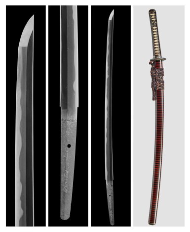 A Gassan katana | Signed Naniwa ju Gassan Unryushi Sadakazu kore o