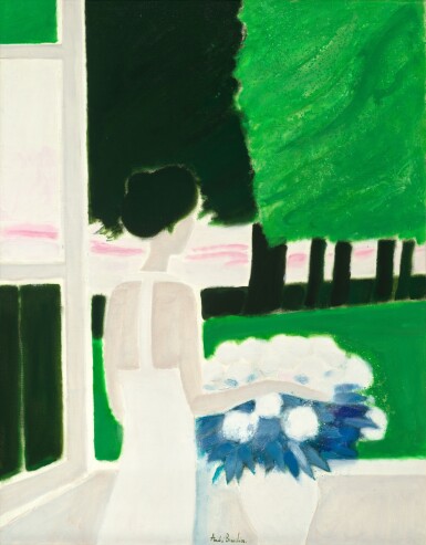 View full screen - View 1 of Lot 137. André Brasilier 安德烈・布拉吉利 |Fênetre sur le parc 窗外的公園.