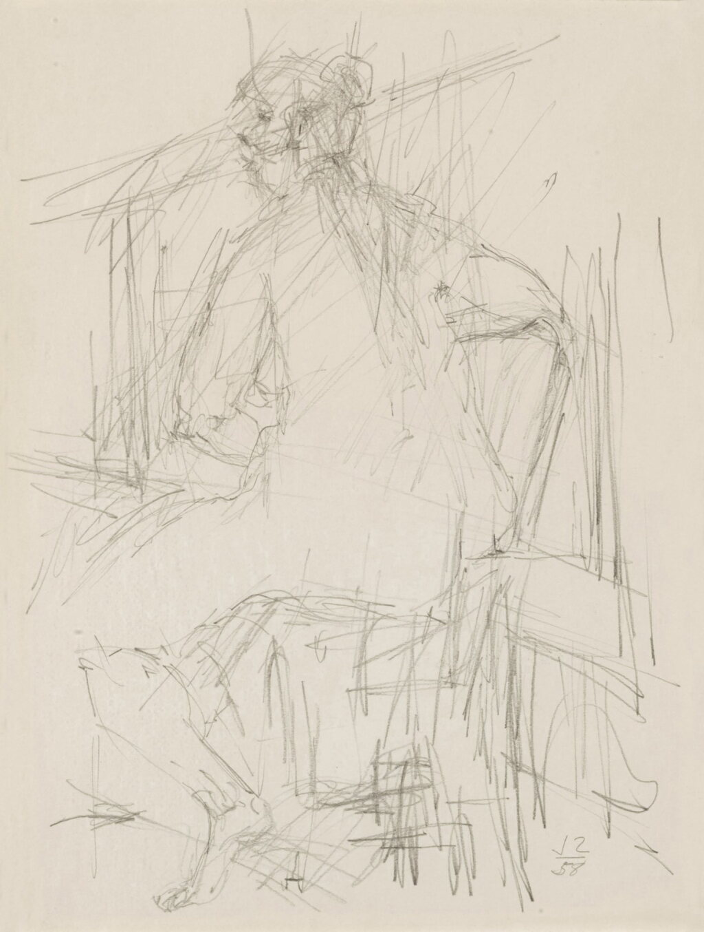 View full screen - View 1 of Lot 213. Seated Female Figure.
