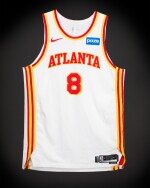 Kristaps Porziņģis Atlanta Hawks 2025-2026 Game Worn Association Edition Jersey