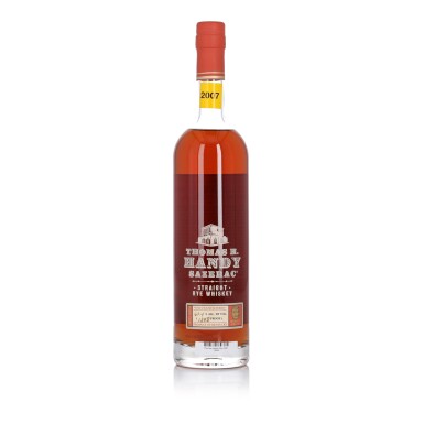 View full screen - View 1 of Lot 323. Thomas H. Handy Rye 2007 Release 134.8 Proof 2001 (1 BT 75cl).