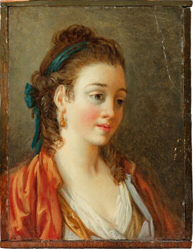 View full screen - View 1 of Lot 93. Etude pour Le Diseur de bonne aventure.