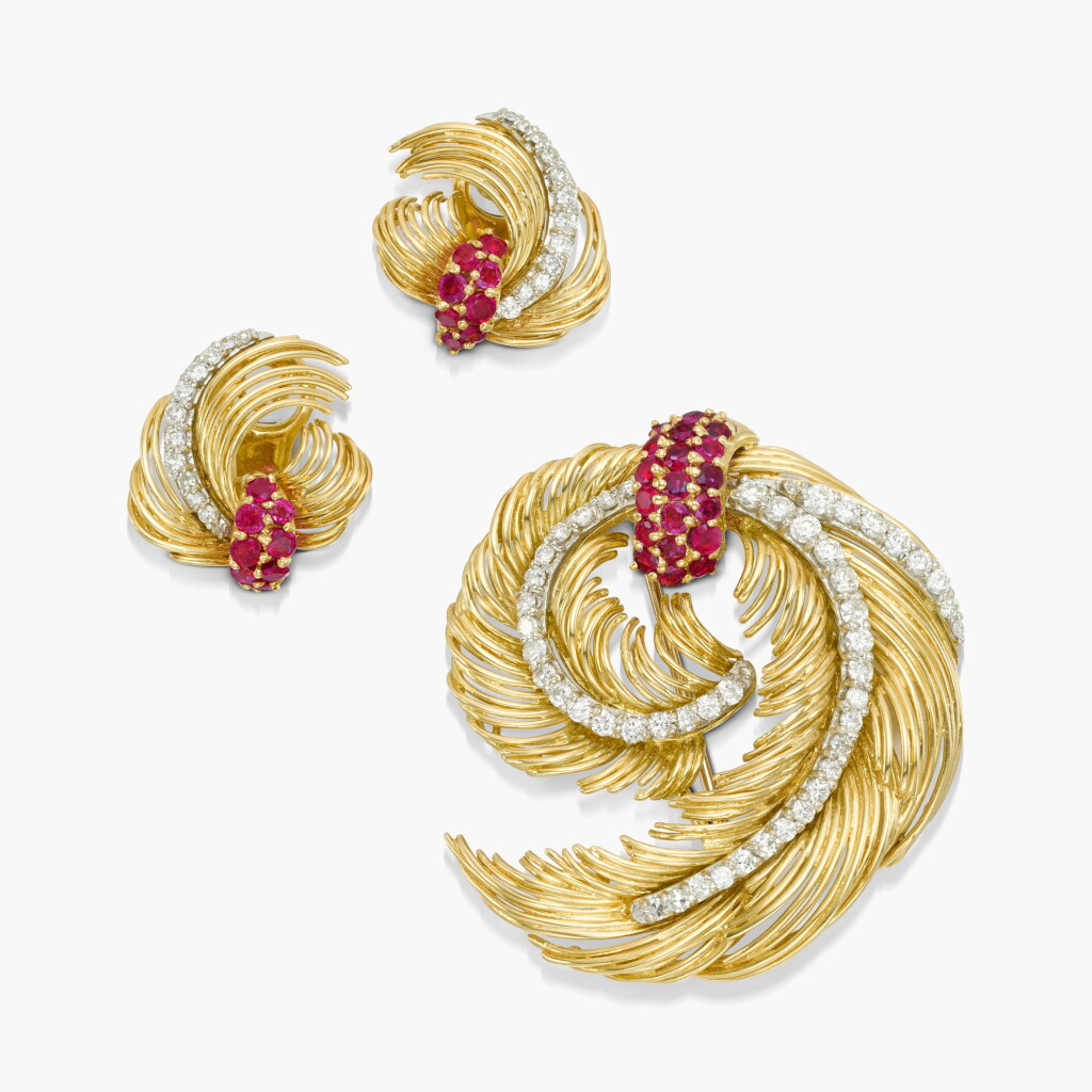 View full screen - View 1 of Lot 188. Ruby and Diamond Suite.