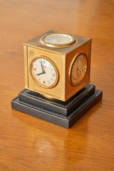 View full screen - View 1 of Lot 111. "Compendium" Desk Clock.
